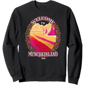 imageWicked Welcome To Munchkinland Tulips SweatshirtBlack