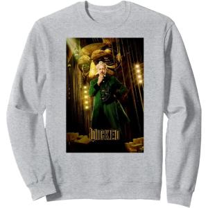 imageWicked Wizard Poster SweatshirtHeather Grey