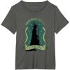 imageWicked Elphaba Destined To Fly Silhouette UnisexAdults TShirt Black SmallAsphalt Grey