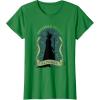 imageWicked Elphaba Destined To Fly Silhouette UnisexAdults TShirt Black SmallKelly Green