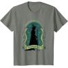 imageWicked Elphaba Destined To Fly Silhouette UnisexAdults TShirt Black SmallOlive Heather