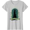 imageWicked Elphaba Destined To Fly Silhouette UnisexAdults TShirt Black SmallSilver Grey