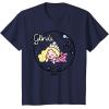 imageWicked Glinda Daydreaming Playful Cartoon Style TShirtNavy Blue
