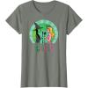 imageWicked Glinda ampamp Elphaba Sketched TShirtOlive Heather