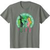 imageWicked Glinda ampamp Elphaba Sketched TShirtOlive Heather