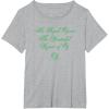 imageWicked His Royal Ozness The Wizard Front And Back TShirtHeather Grey