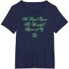 imageWicked His Royal Ozness The Wizard Front And Back TShirtNavy Blue