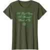 imageWicked His Royal Ozness The Wizard Front And Back TShirtOlive Green