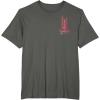 imageWicked Movie Logo Glinda Pink And Gold Wand TShirtAsphalt Grey