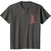 imageWicked Movie Logo Glinda Pink And Gold Wand TShirtAsphalt Grey