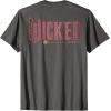 imageWicked Movie Logo Glinda Pink And Gold Wand TShirtAsphalt Grey