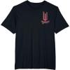 imageWicked Movie Logo Glinda Pink And Gold Wand TShirtBlack