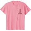 imageWicked Movie Logo Glinda Pink And Gold Wand TShirtPink