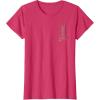 imageWicked Movie Logo Glinda Pink And Gold Wand TShirtRed Heather
