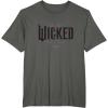 imageWicked Movie Logo Glinda Upland TShirtAsphalt Grey