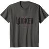 imageWicked Movie Logo Glinda Upland TShirtAsphalt Grey