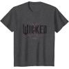 imageWicked Movie Logo Glinda Upland TShirtDark Heather Grey