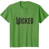 imageWicked Movie Logo Glinda Upland TShirtGrass Green