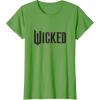 imageWicked Movie Logo Glinda Upland TShirtGrass Green