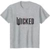 imageWicked Movie Logo Glinda Upland TShirtHeather Grey