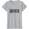 imageWicked Movie Logo Glinda Upland TShirtHeather Grey