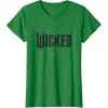 imageWicked Movie Logo Glinda Upland TShirtKelly Green