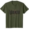 imageWicked Movie Logo Glinda Upland TShirtOlive Green