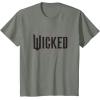 imageWicked Movie Logo Glinda Upland TShirtOlive Heather