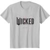 imageWicked Movie Logo Glinda Upland TShirtSilver Grey