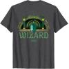 imageWicked Off To Meet The Wizard Emerald City Front ampamp Back TShirtDark Heather Grey