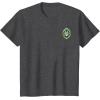 imageWicked Off To Meet The Wizard Emerald City Front ampamp Back TShirtDark Heather Grey