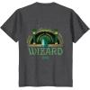 imageWicked Off To Meet The Wizard Emerald City Front ampamp Back TShirtDark Heather Grey
