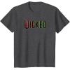 imageWicked Pink And Green Logo TShirtDark Heather Grey