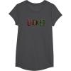 imageWicked Pink And Green Logo TShirtDark Heather Grey