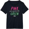 imageWicked Pink Goes Good With Green TShirtBlack