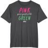 imageWicked Pink Goes Good With Green TShirtDark Heather Grey
