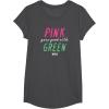imageWicked Pink Goes Good With Green TShirtDark Heather Grey