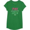 imageWicked Pink Goes Good With Green TShirtKelly Green