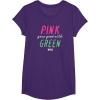 imageWicked Pink Goes Good With Green TShirtPurple