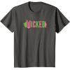 imageWicked Pink ampamp Green TShirtAsphalt Grey