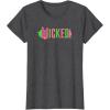 imageWicked Pink ampamp Green TShirtDark Heather Grey