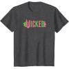 imageWicked Pink ampamp Green TShirtDark Heather Grey