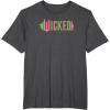 imageWicked Pink ampamp Green TShirtDark Heather Grey