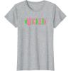imageWicked Pink ampamp Green TShirtHeather Grey