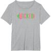 imageWicked Pink ampamp Green TShirtHeather Grey