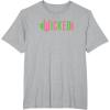 imageWicked Pink ampamp Green TShirtHeather Grey