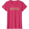 imageWicked Pink ampamp Green TShirtRed Heather