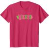 imageWicked Pink ampamp Green TShirtRed Heather