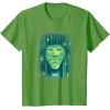 imageWicked Wizard Face Emerald City TShirtGrass Green