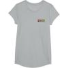 imageWicked for Good Glinda Bubble Poster Front ampamp Back TShirtHeather Grey
